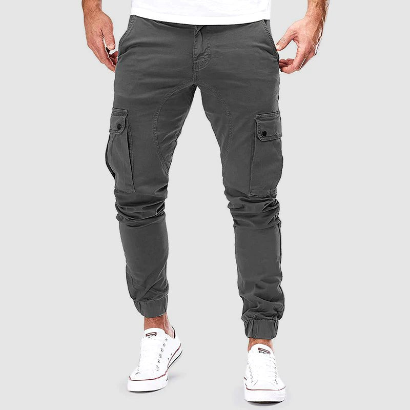 Andreas - Cargohose - Praktikabilität - Cargohosen - Grau - Müller Mode