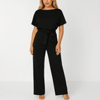 Elva Krawatten - Gürtel - Overall - Jumpsuits - Schwarz - Müller Mode