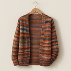 Mette Mehrfarbige Strickjacke