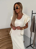 Nella Rollkragenpullover und Kleid Set