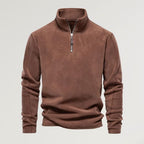 Oskar - Fleecepullover mit Rollkragen - Strickwaren - Braun - Müller Mode