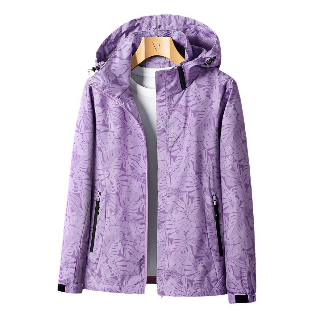 Sanne - Herbstmantel für Damen - Leichte Jacken - Lila - Müller Mode